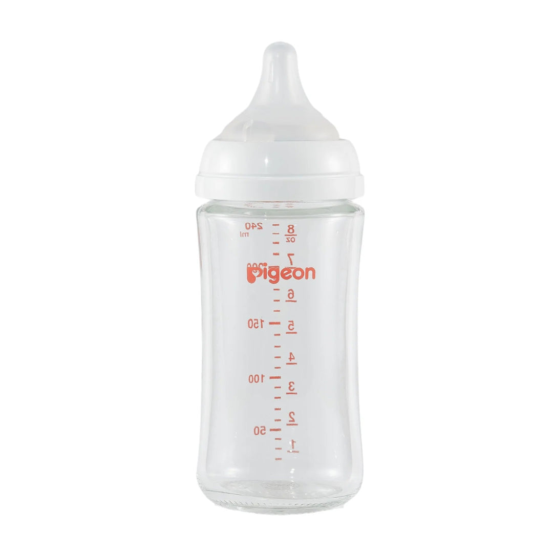 Pigeon Glass Bottle 8oz with M Nipple (3M+) 3pk - Image 3