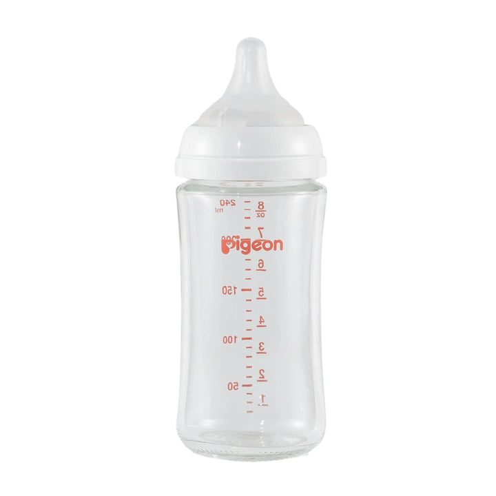 Pigeon Glass Bottle 8oz with M Nipple (3M+) 3pk - Image 3