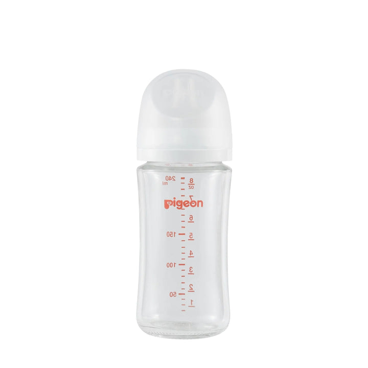 Pigeon Glass Bottle 8oz with M Nipple (3M+) 1 pack - Image 1
