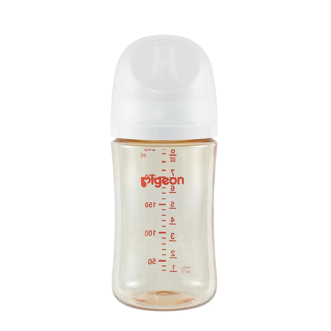 Pigeon PPSU Bottle 8oz (1 - Pack) with M Nipple 3M+ - Image 1
