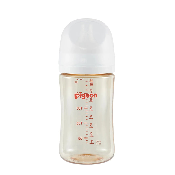 Pigeon PPSU Bottle 8oz (1 - Pack) with M Nipple 3M+ - Image 1