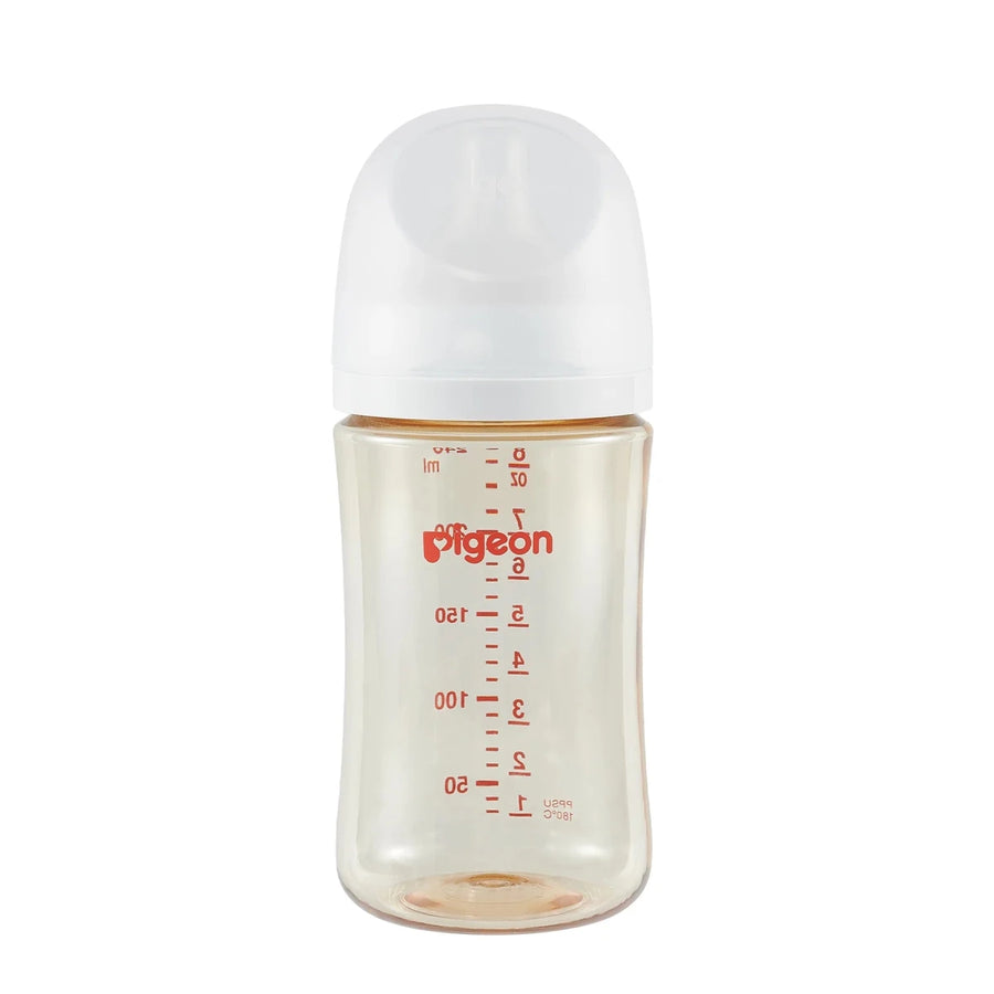 Pigeon PPSU Bottle 8oz (1 - Pack) with M Nipple 3M+ - Image 1