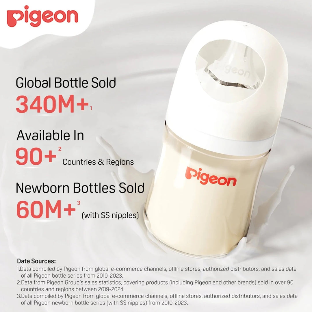 Pigeon PPSU Bottle 8oz (1 - Pack) with M Nipple 3M+ - Image 4