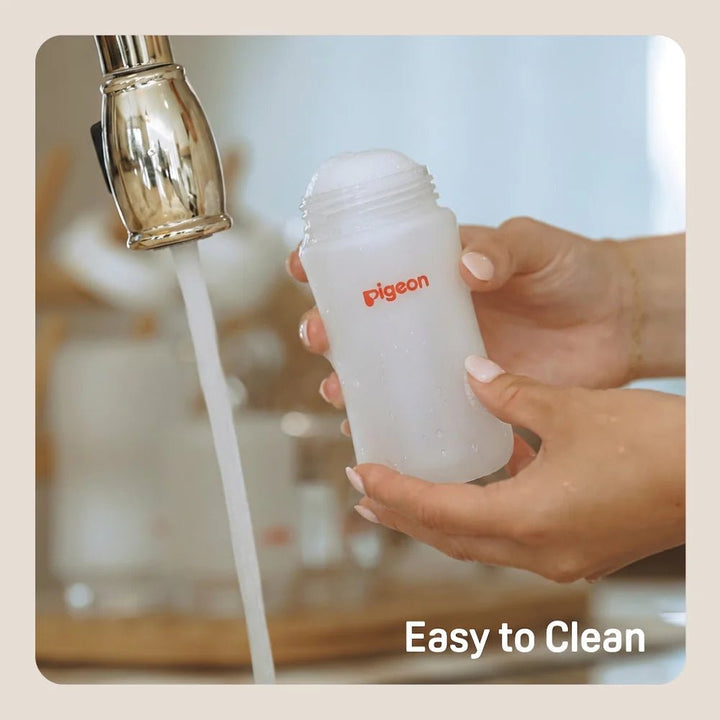 Pigeon Silicone Coated Glass Bottle 8oz - 2 pack - Image 3