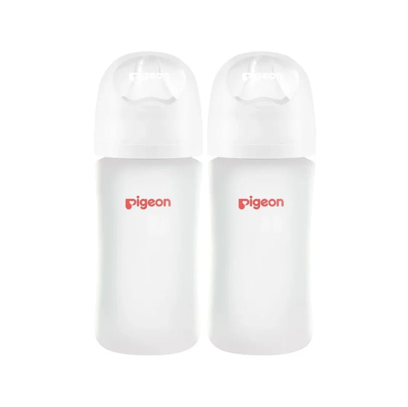 Pigeon Silicone Coated Glass Bottle 8oz - 2 pack - Image 2