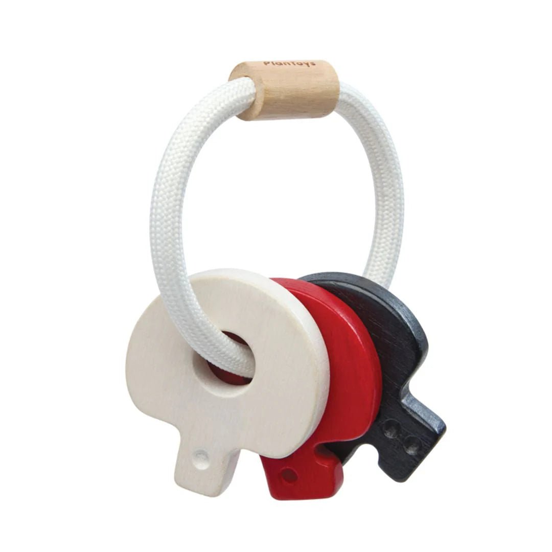 Plan Toys Baby Key Rattle High Contrast - Image 7