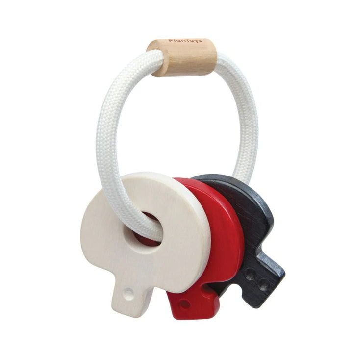 Plan Toys Baby Key Rattle High Contrast - Image 7