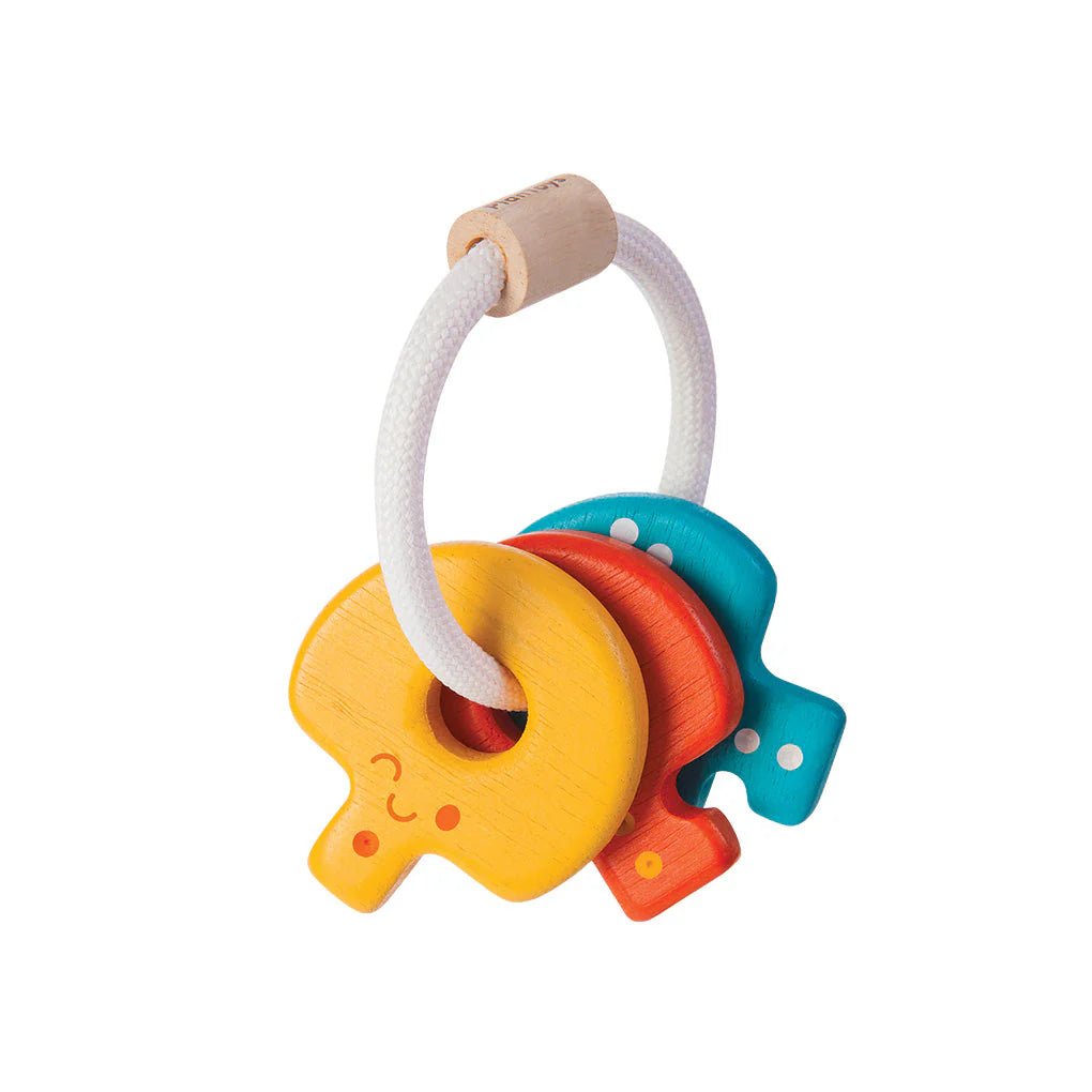 Plan Toys Baby Key Rattle Classic - Image 1