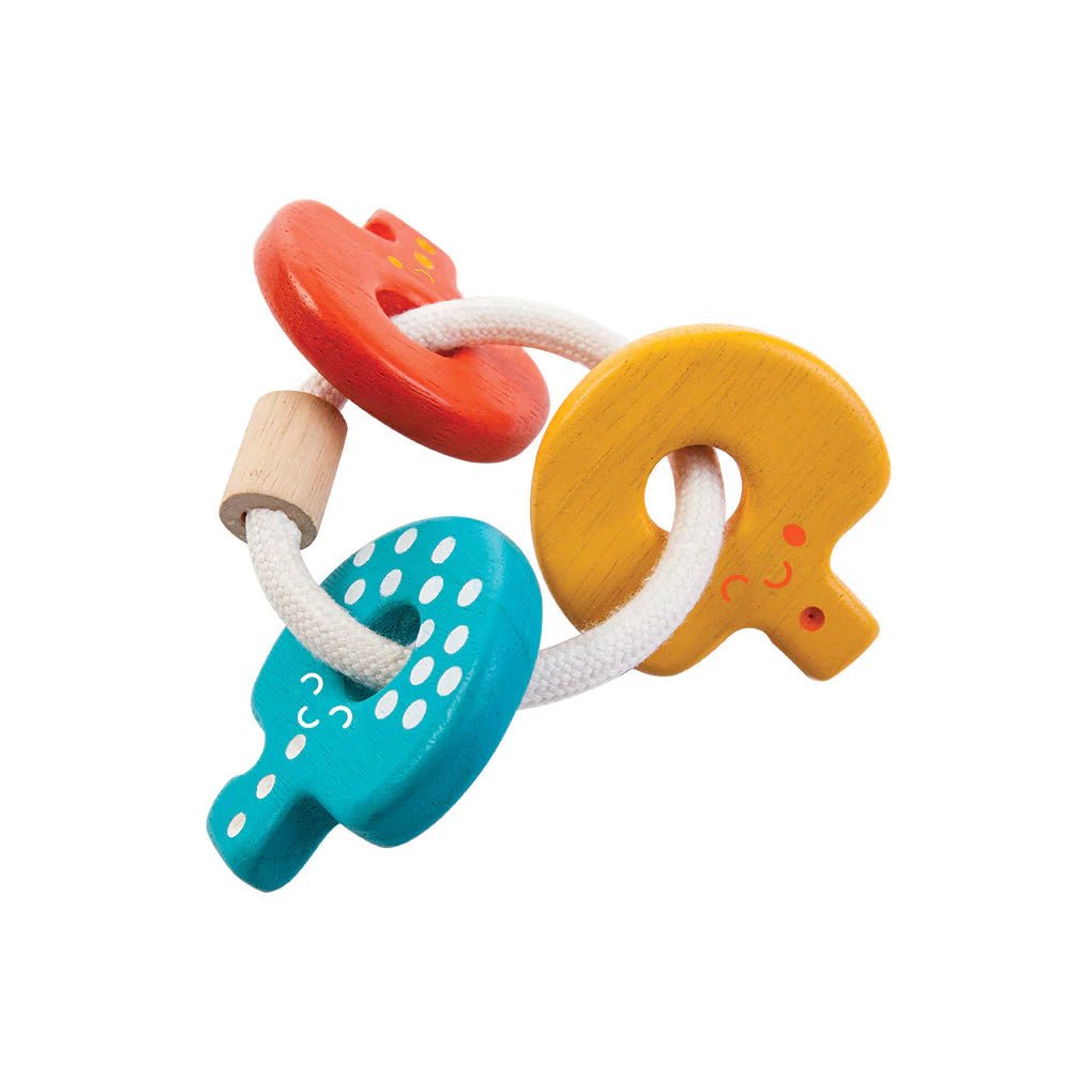 Plan Toys Baby Key Rattle Classic - Image 3