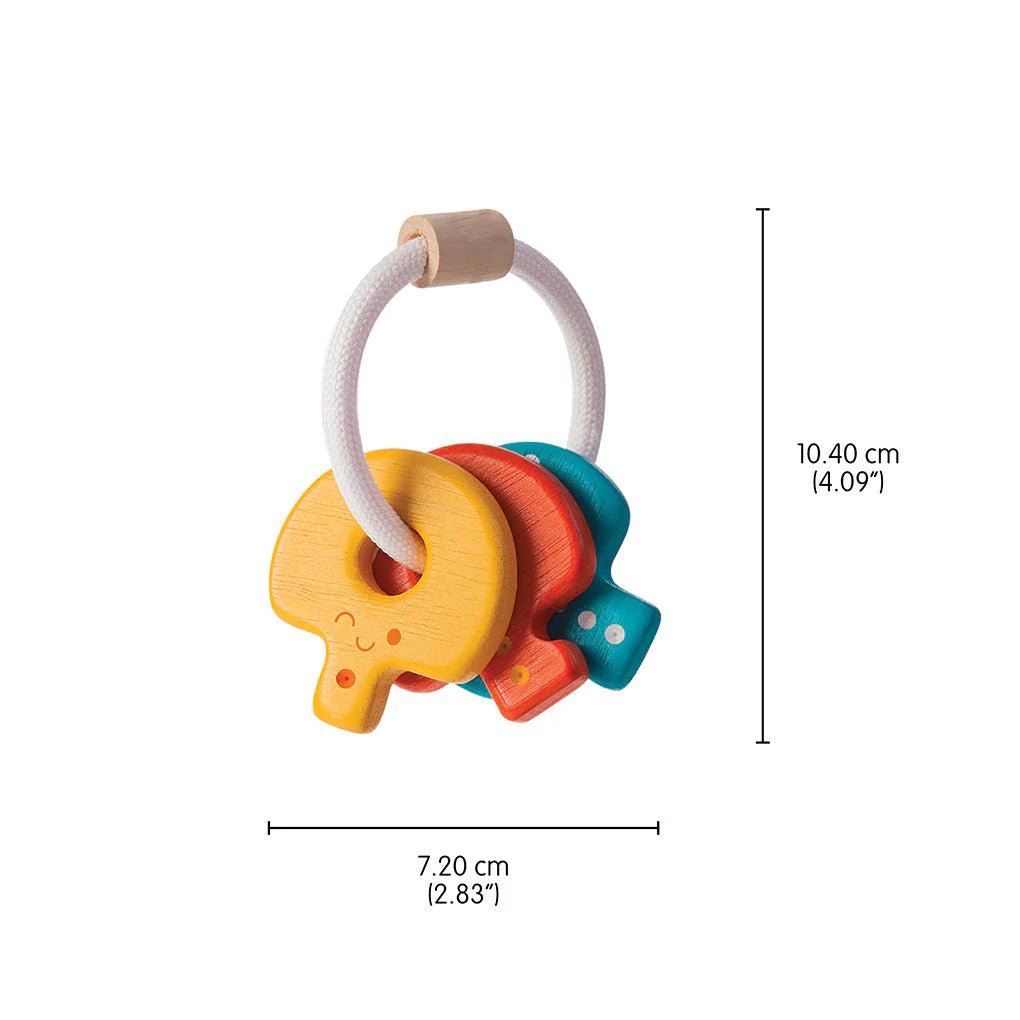 Plan Toys Baby Key Rattle Classic - Image 4