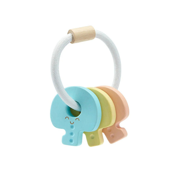 Plan Toys Baby Key Rattle Pastel - Image 8