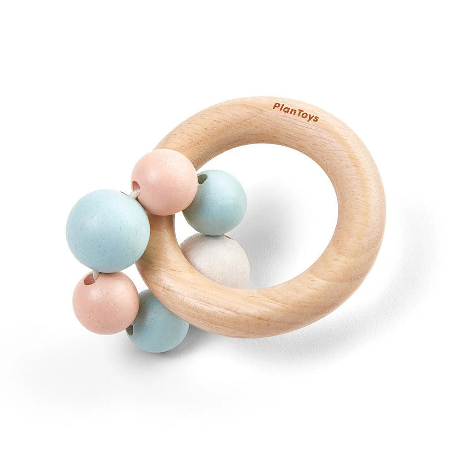Plan Toys Beads Rattle Pastel - Image 1
