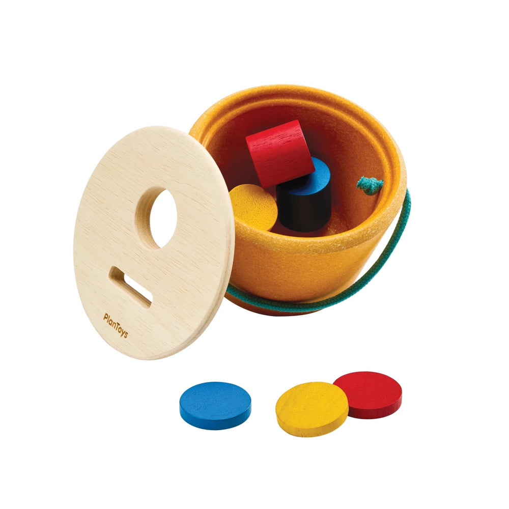 Plan Toys Drop & Fit Bucket - Image 2