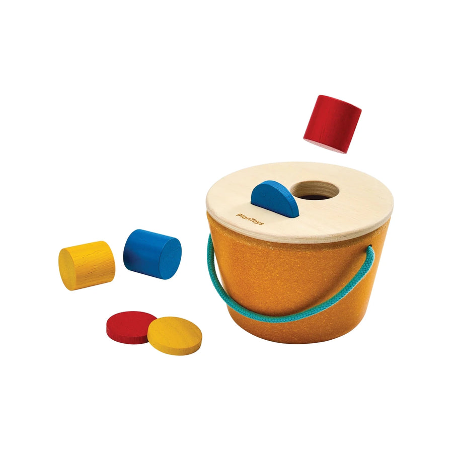 Plan Toys Drop & Fit Bucket - Image 1