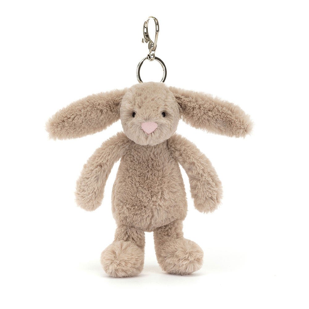 Jellycat Jellycat Bashful Beige Bunny Bag Charm plush toys and stuff animal