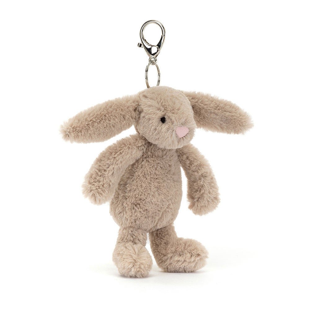 Jellycat Jellycat Bashful Beige Bunny Bag Charm plush toys and stuff animal