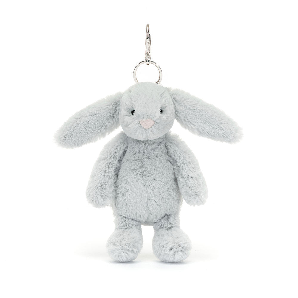 Jellycat Jellycat Bashful Silver Bunny Bag Charm plush toys and stuff animal