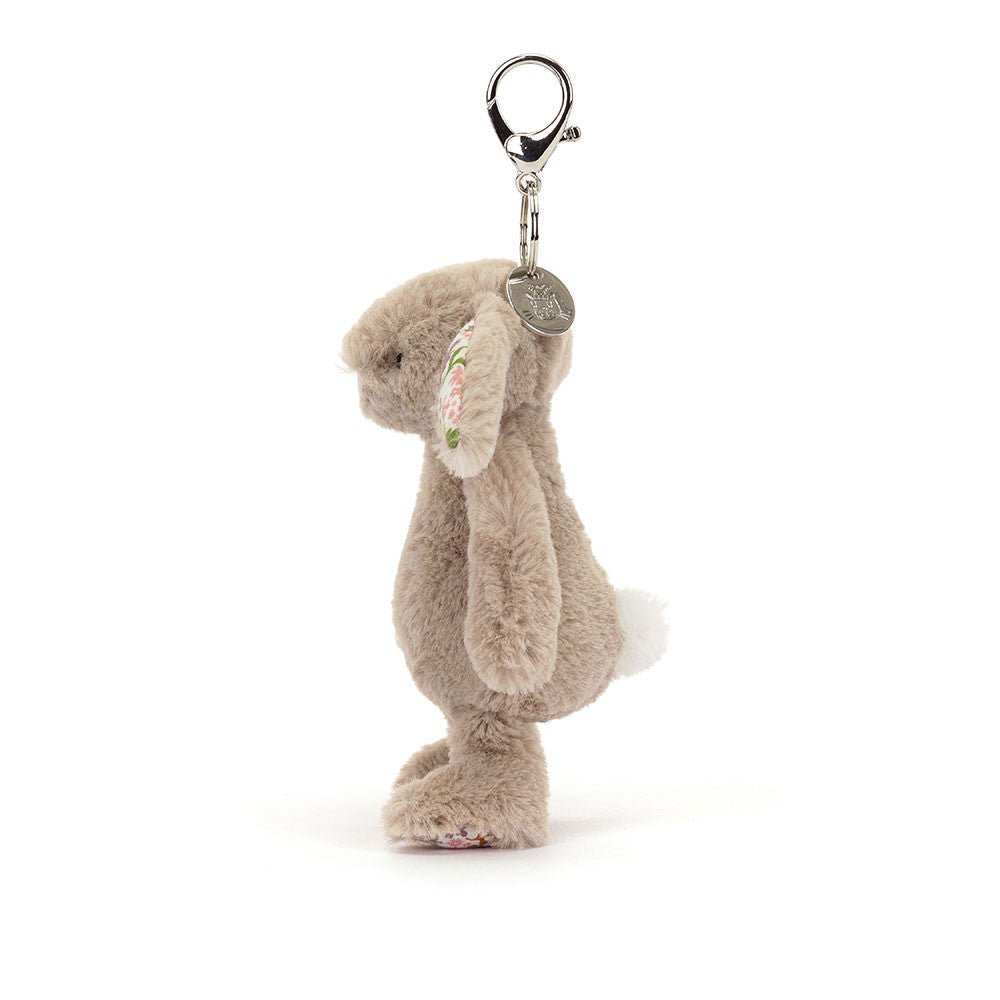 Jellycat Jellycat Blossom Beige Bunny 'Petal' Bag Charm plush toys and stuff animal