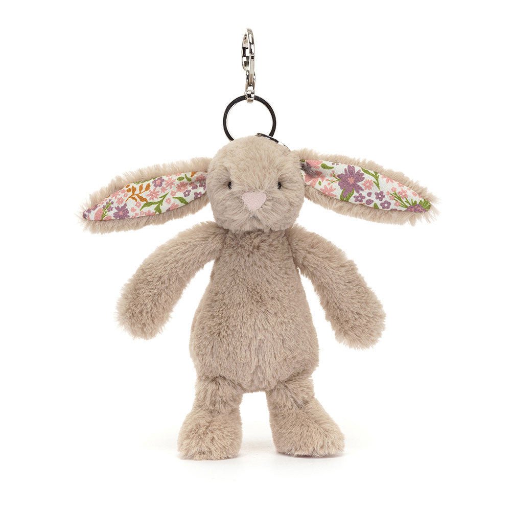 Jellycat Jellycat Blossom Beige Bunny 'Petal' Bag Charm plush toys and stuff animal