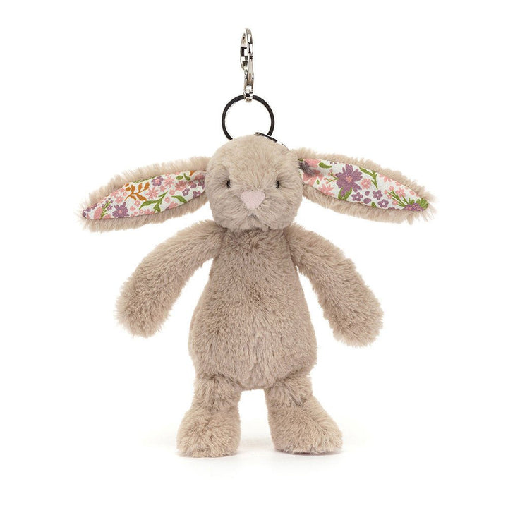 Jellycat Jellycat Blossom Beige Bunny 'Petal' Bag Charm plush toys and stuff animal