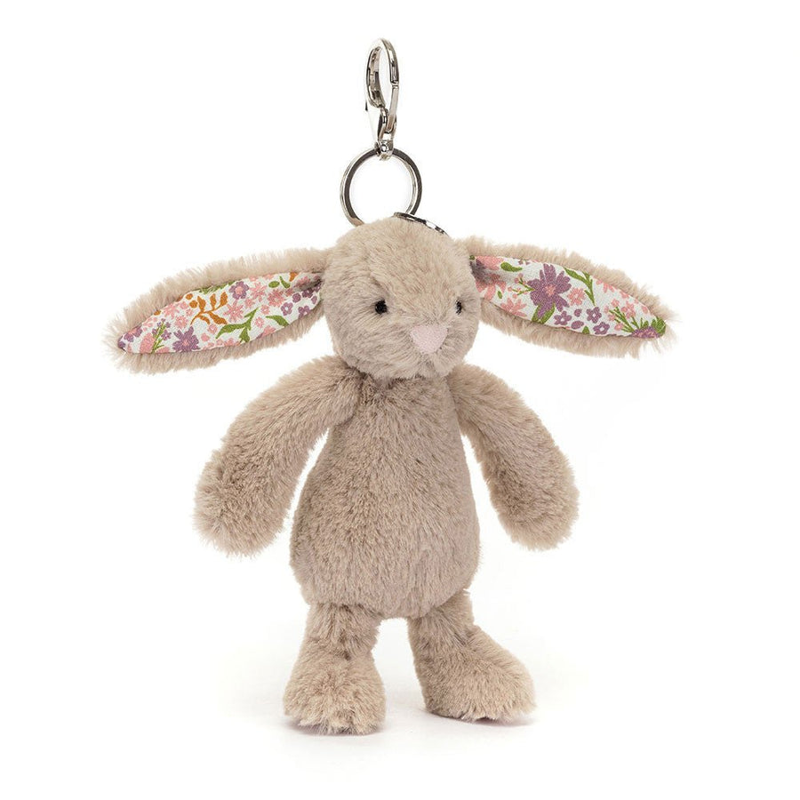 Jellycat Jellycat Blossom Beige Bunny 'Petal' Bag Charm plush toys and stuff animal