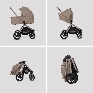 Silver Cross Breez Compact Bassinet Stroller Accessories Champagne - Image 6