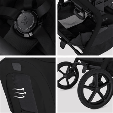 Silver Cross Breez Compact Stroller Baby Strollers Onyx - Image 13