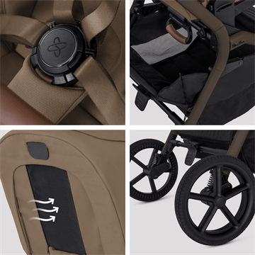 Silver Cross Breez Compact Stroller Baby Strollers Maple - Image 3