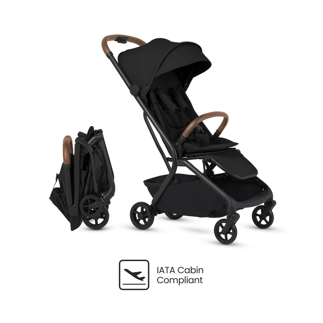 Silver Cross Nia Stroller Baby Strollers Black - Image 1