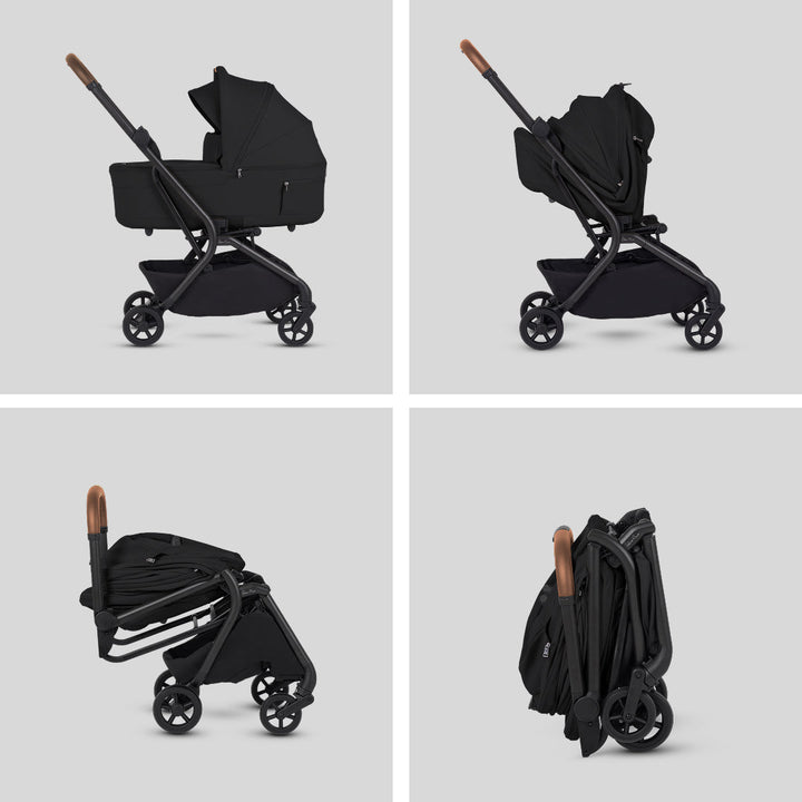Silver Cross Nia Stroller + Pod Bundle Baby Strollers Black - Image 4