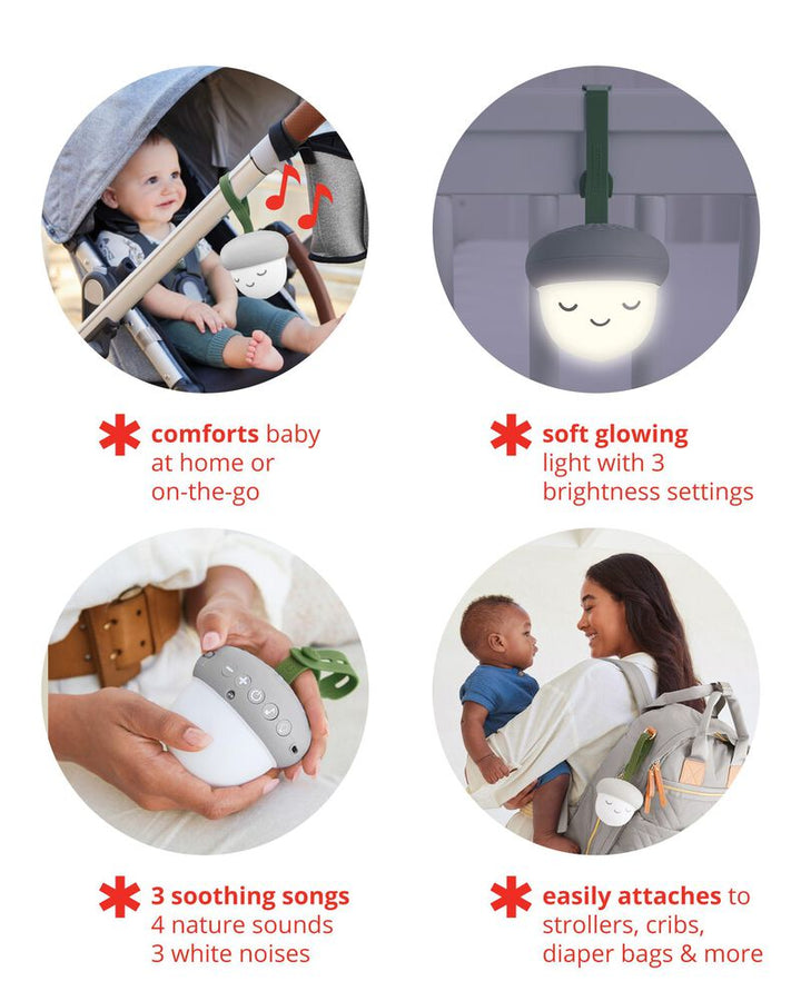 Skip Hop Glow With Me Portable Acorn Sound Machine