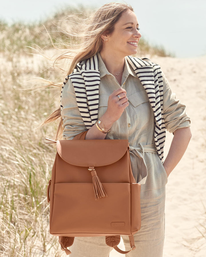 Skip Hop Skip Hop Greenwich Vari Diaper Backpack - Toffee Diaper Bags