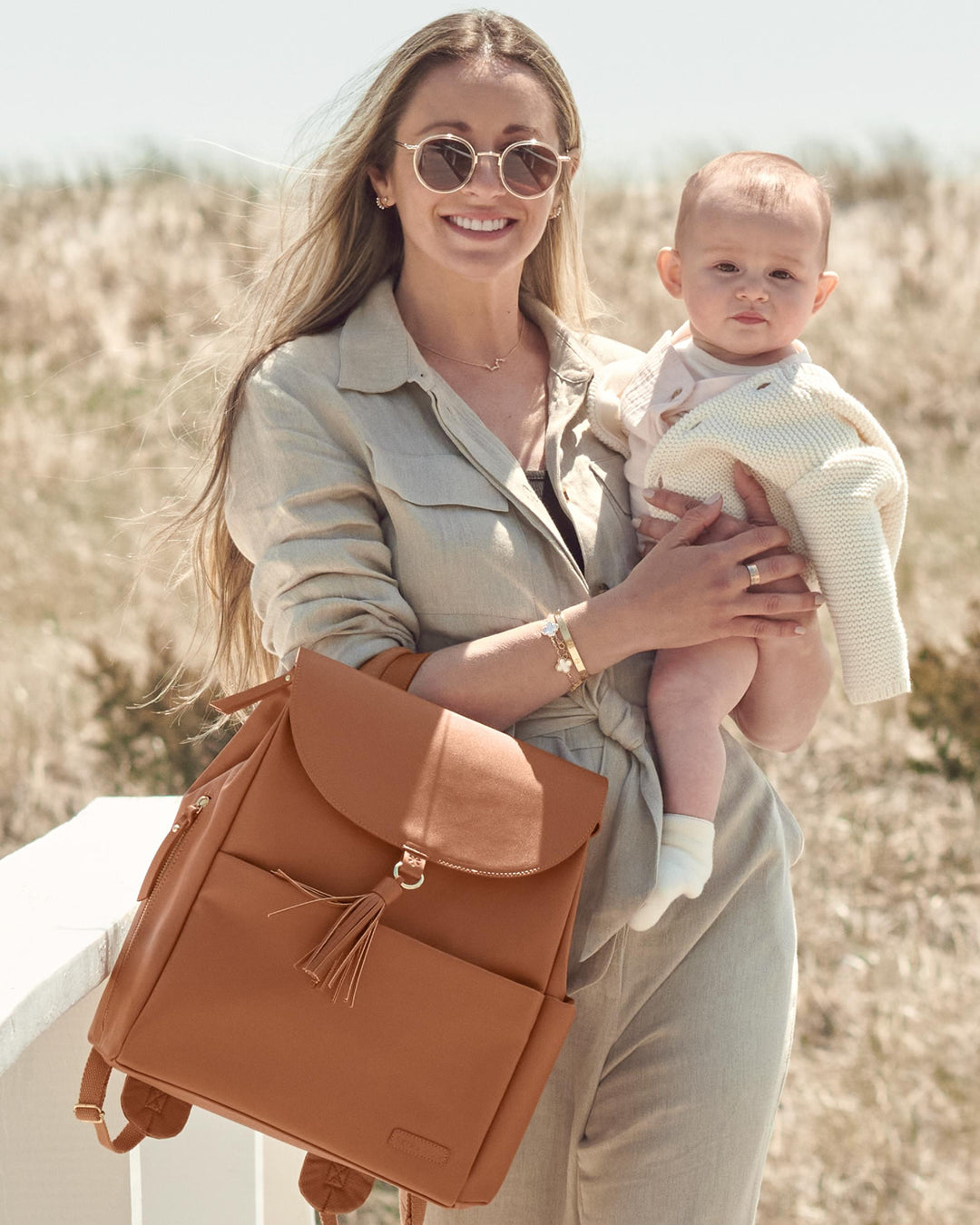 Skip Hop Skip Hop Greenwich Vari Diaper Backpack - Toffee Diaper Bags