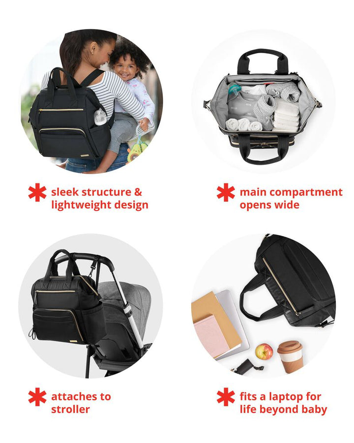 Skip Hop Mainframe Wide Open Backpack Diaper Bag Diaper Bags Navy - Image 6