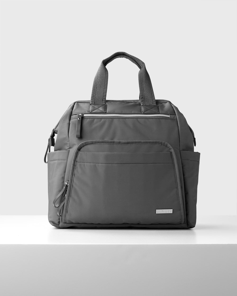 Skip Hop Mainframe Wide Open Backpack Diaper Bag Diaper Bags Charcoal - Image 2
