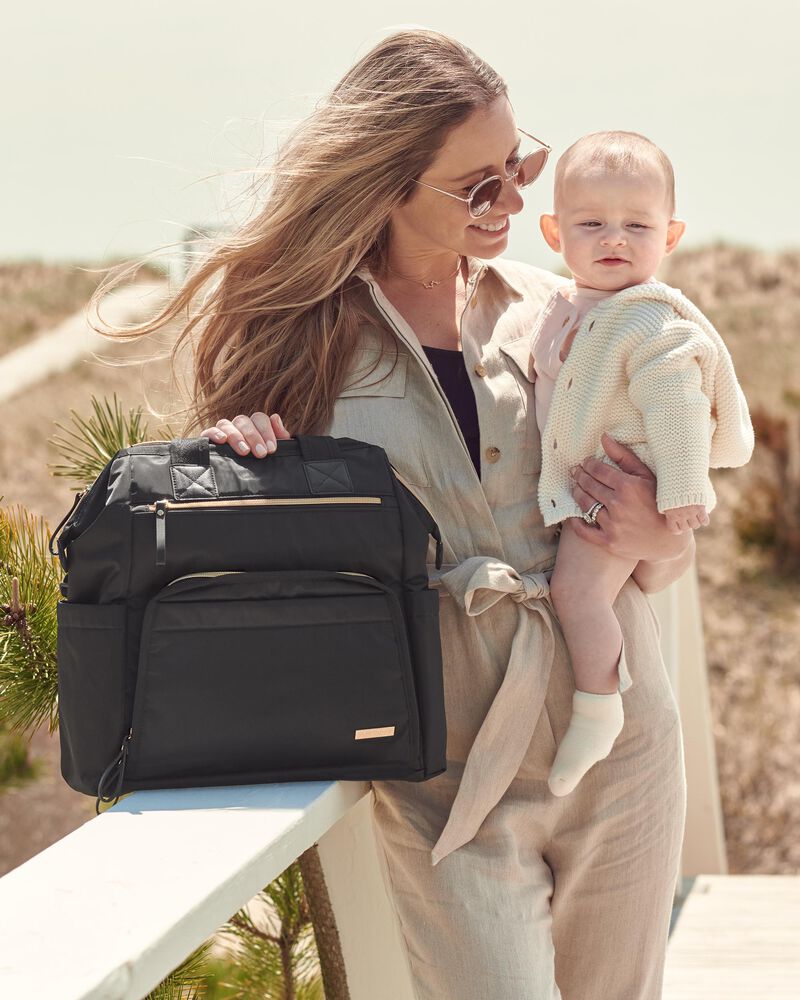 Skip Hop Mainframe Wide Open Backpack Diaper Bag Diaper Bags Navy - Image 5