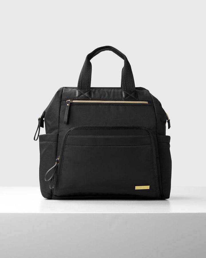Skip Hop Mainframe Wide Open Backpack Diaper Bag Diaper Bags Black - Image 1