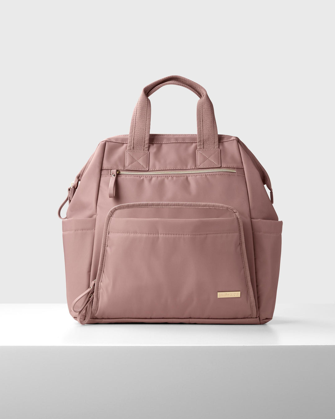 Skip Hop Mainframe Wide Open Backpack Diaper Bag Diaper Bags Dusty Rose - Image 3