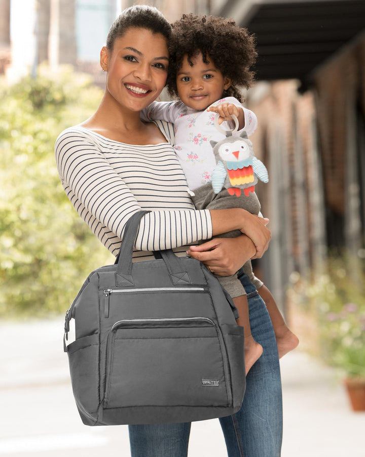Skip Hop Mainframe Wide Open Backpack Diaper Bag Diaper Bags Navy - Image 11