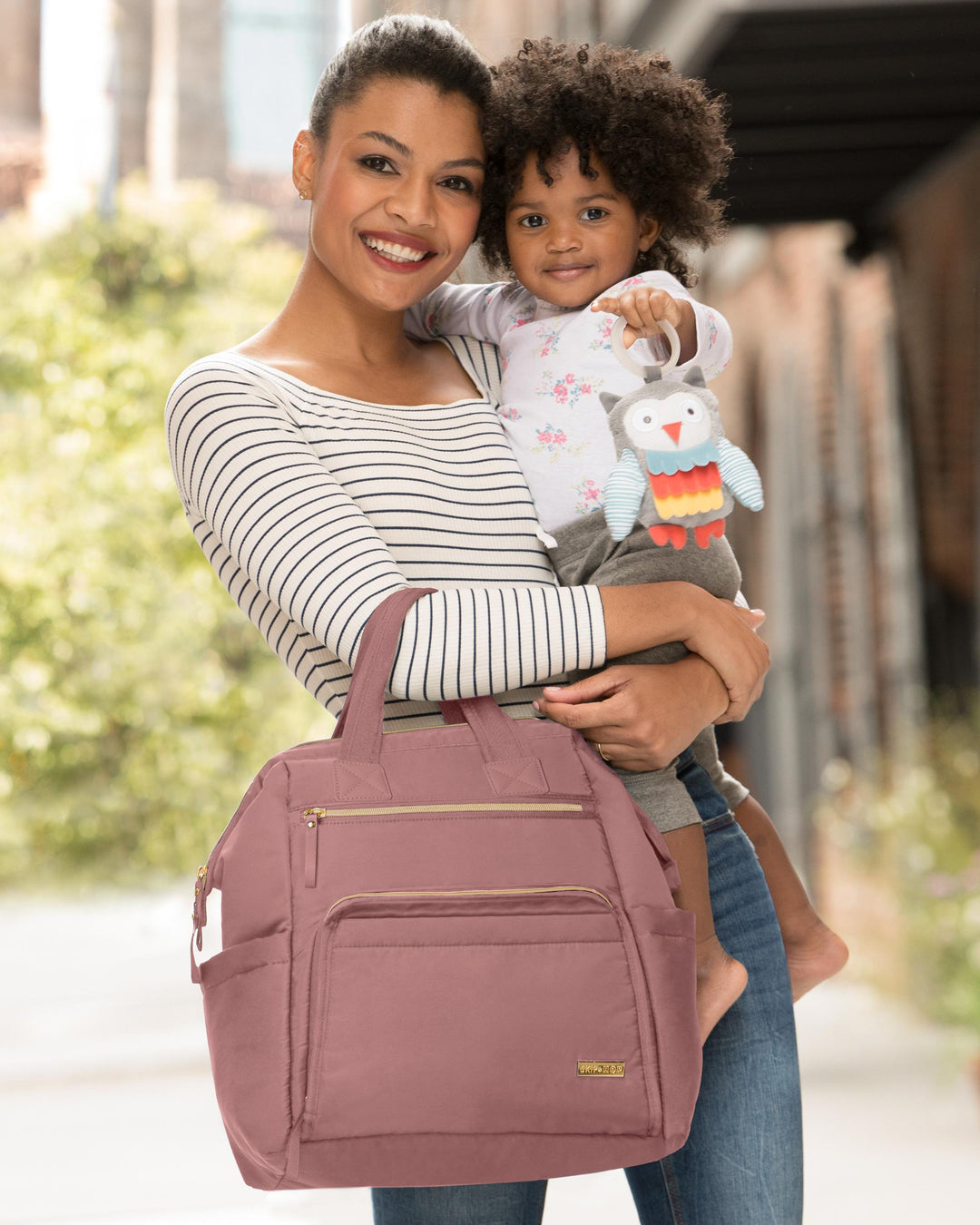 Skip Hop Mainframe Wide Open Backpack Diaper Bag Diaper Bags Navy - Image 26