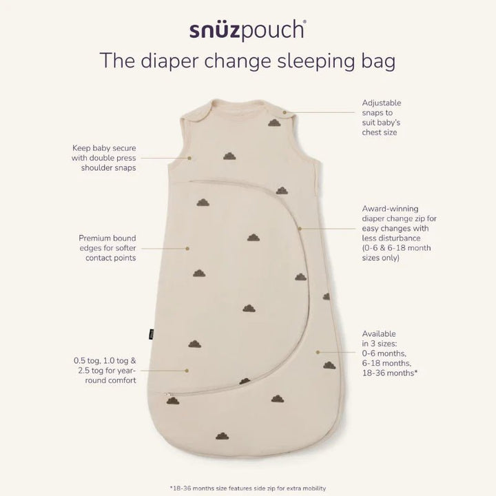 SnuzPouch Sleeping Bag Cashmere Cross - Image 15