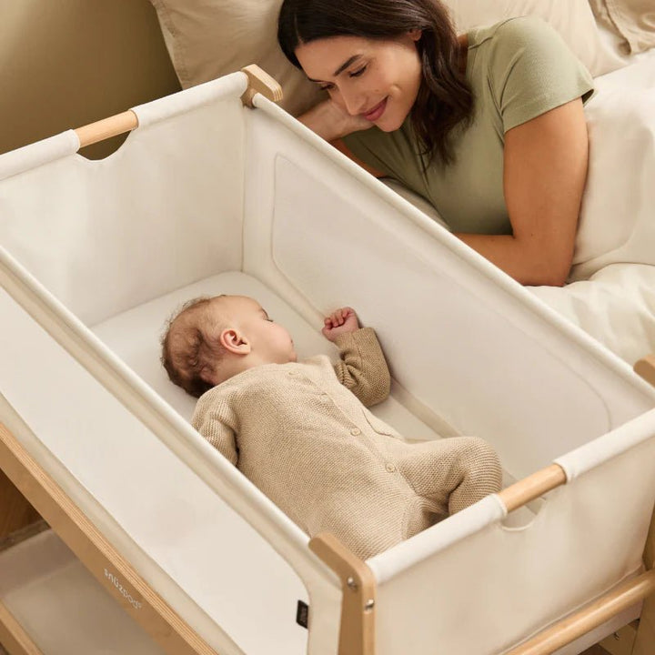 SnuzPod5 Bedside Bassinet bassinets Natural - Image 24