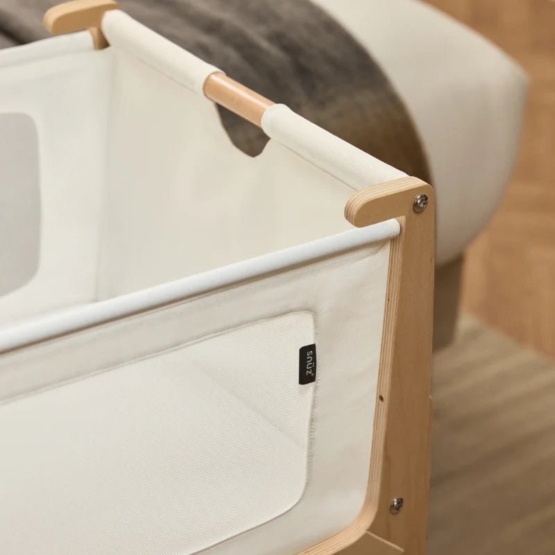 SnuzPod5 Bedside Bassinet bassinets Natural - Image 23