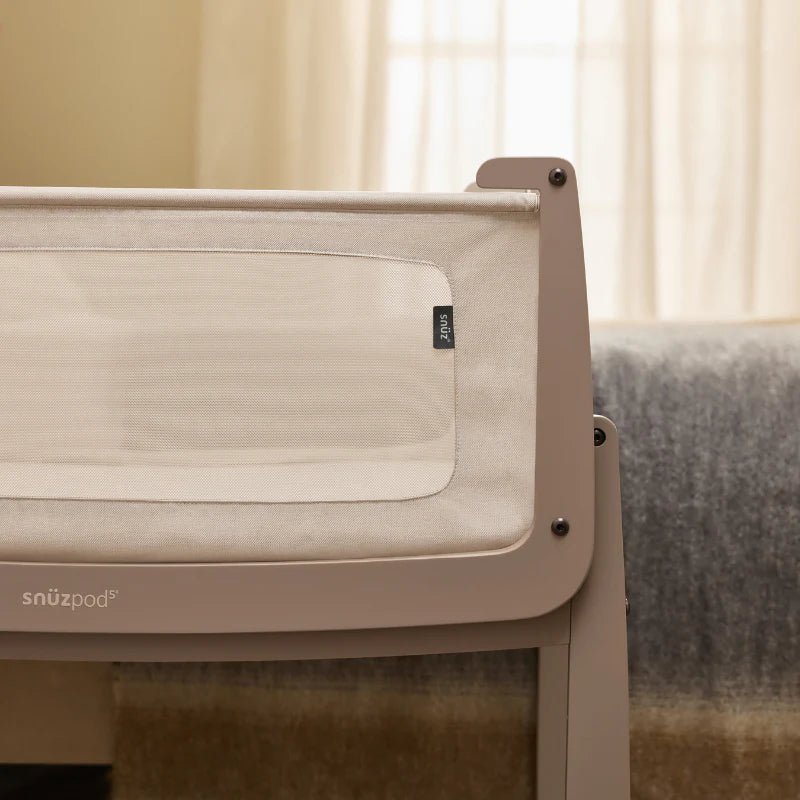 SnuzPod5 Bedside Bassinet bassinets Mocha - Image 14