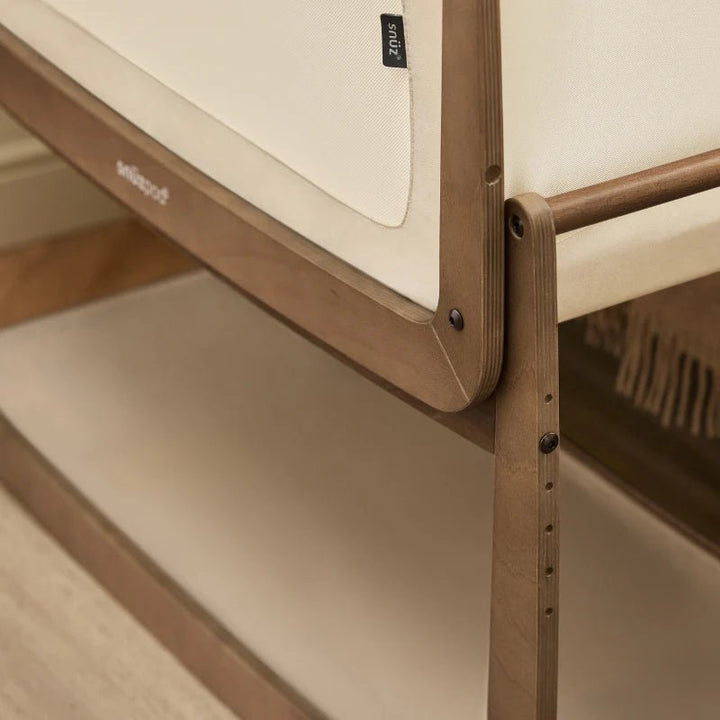 SnuzPod5 Bedside Bassinet bassinets Walnut - Image 30