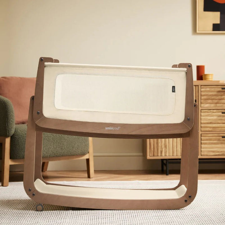 SnuzPod5 Bedside Bassinet bassinets Walnut - Image 27