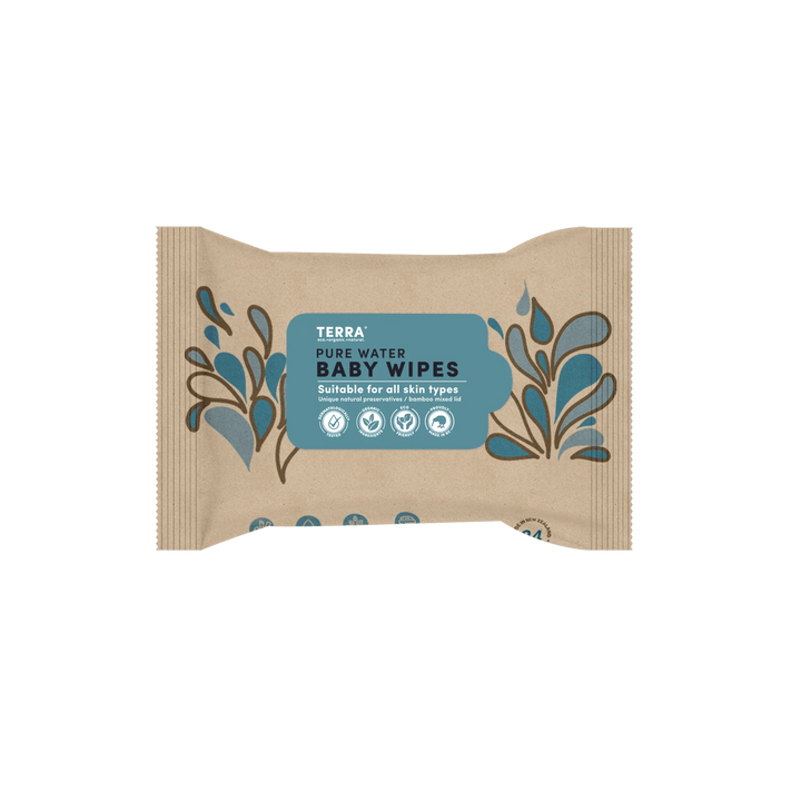 Terra Baby Terra Baby Wipes 24 Pk NZ Water Soaps, lotions & Wipes