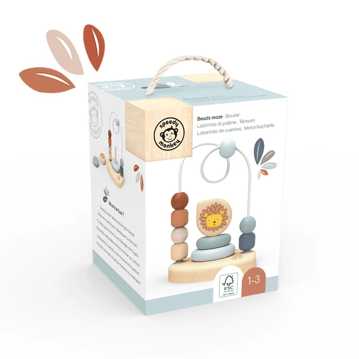 Speedy Monkey Speedy Monkey - Bead Maze – Lion Friend Baby Activity Toys