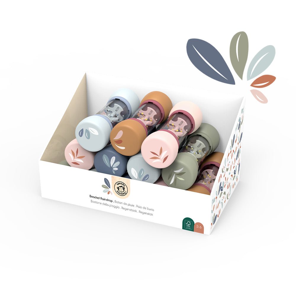 Speedy Monkey Speedy Monkey - Beaded Raindrop Baby Activity Toys