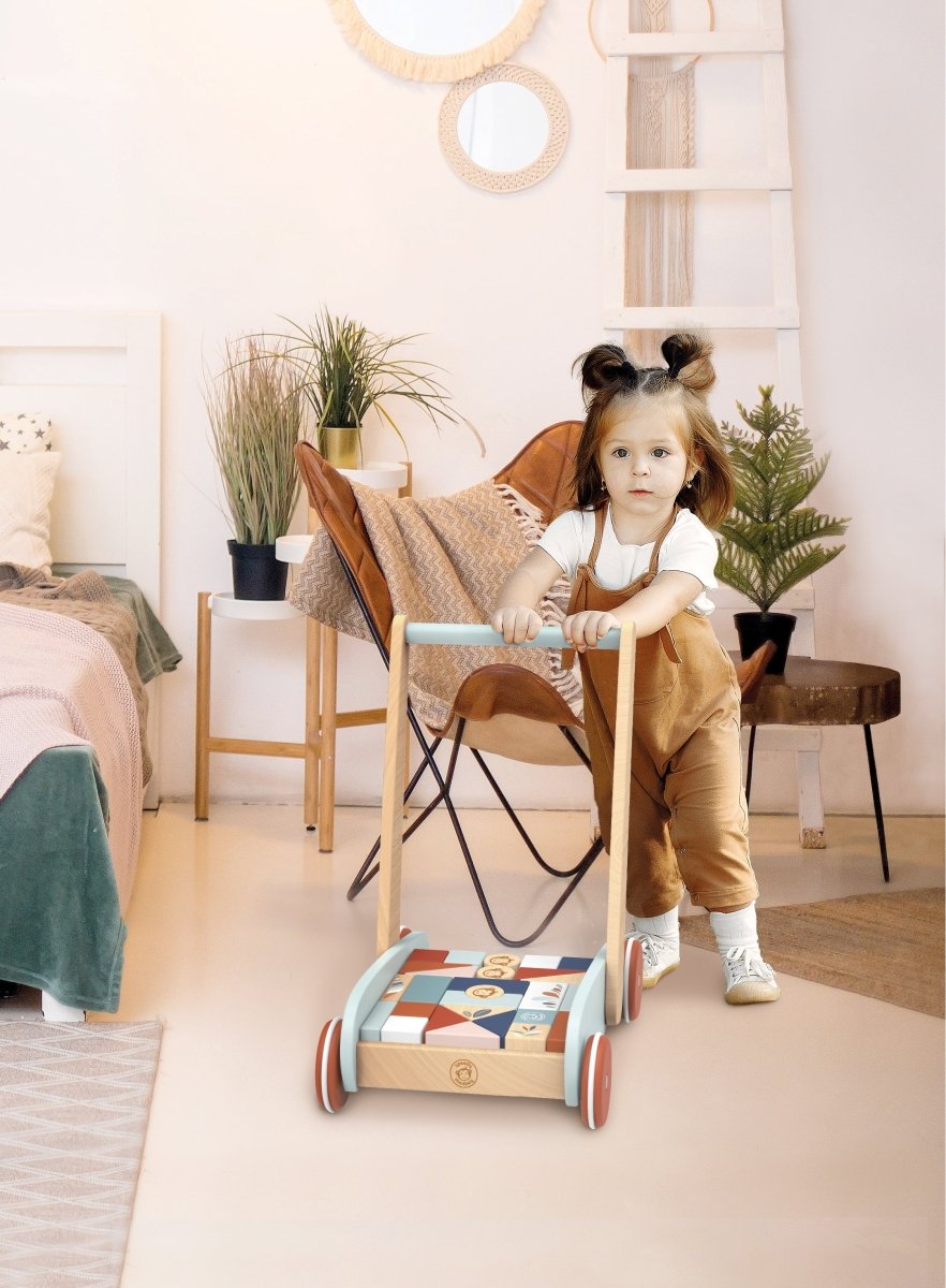 Speedy Monkey Speedy Monkey - Block Walker with 27 Wooden Blocks Block Walker